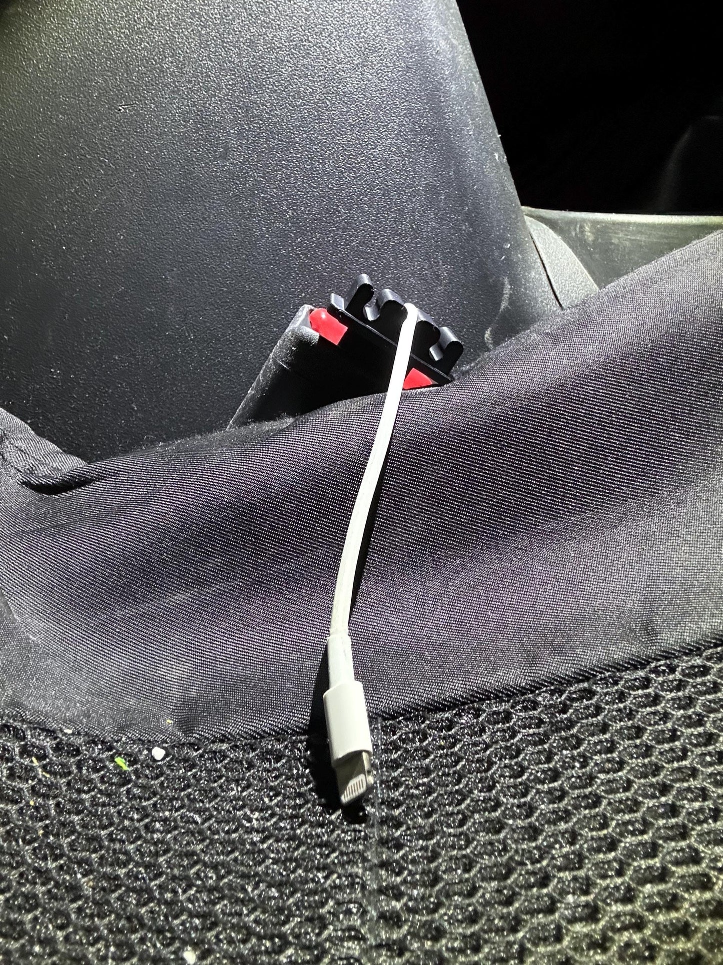 3D Printed Car Cable Holder – Seatbelt Clip, Universal Accessory