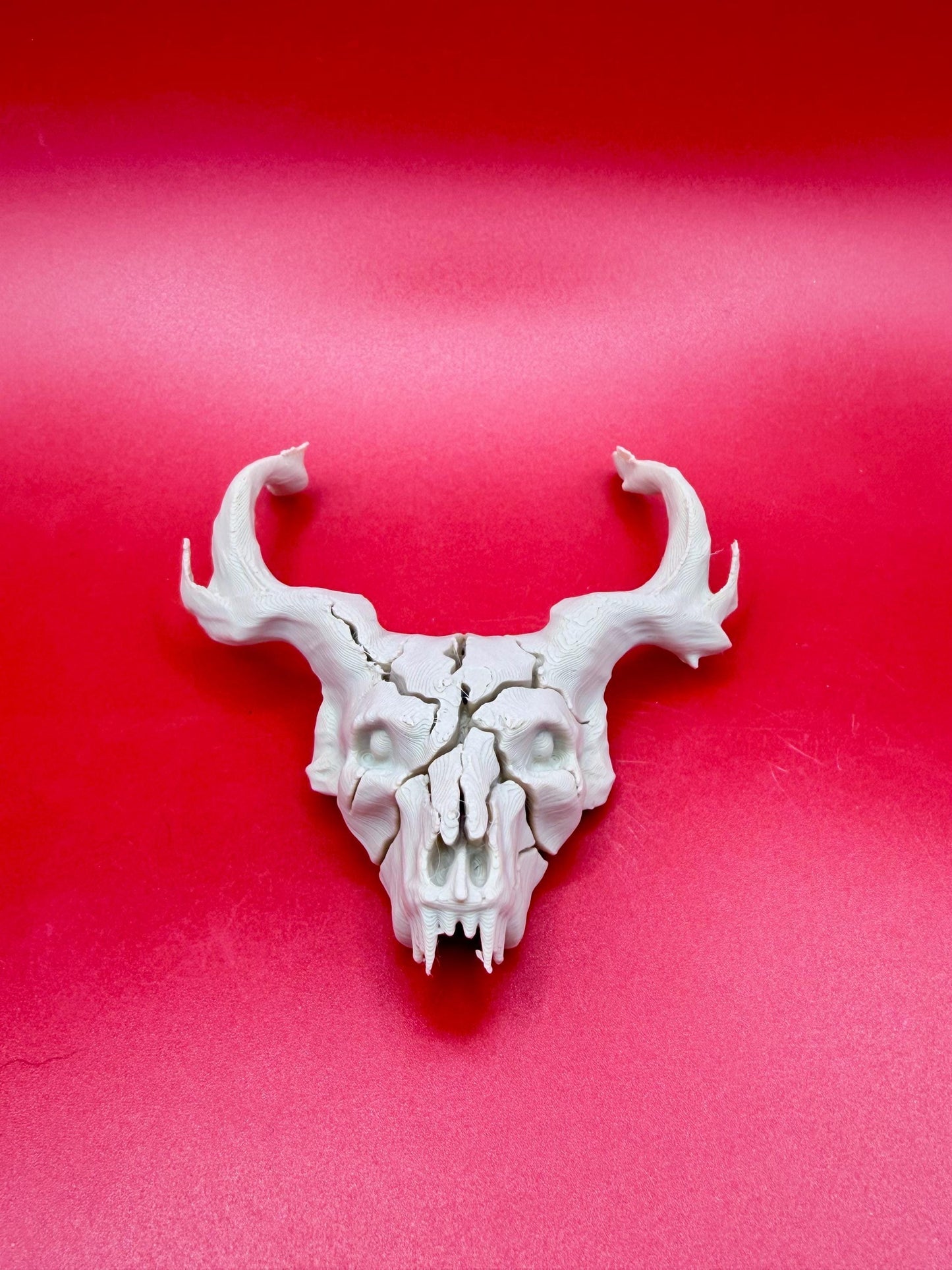 Demonic Shaman Skull Accent – Cigar Box Topper