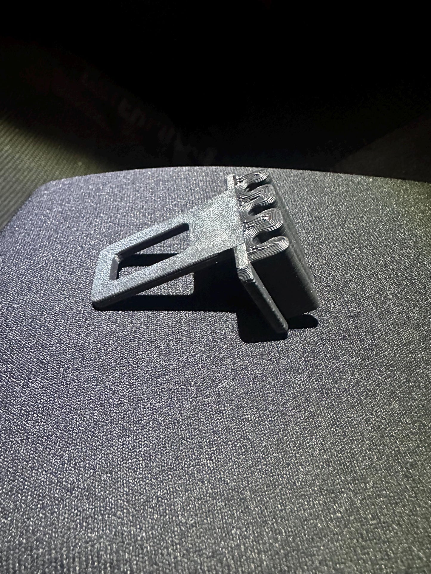 3D Printed Car Cable Holder – Seatbelt Clip, Universal Accessory