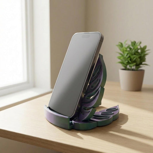 Monstera Phone Holder - 3d Printed