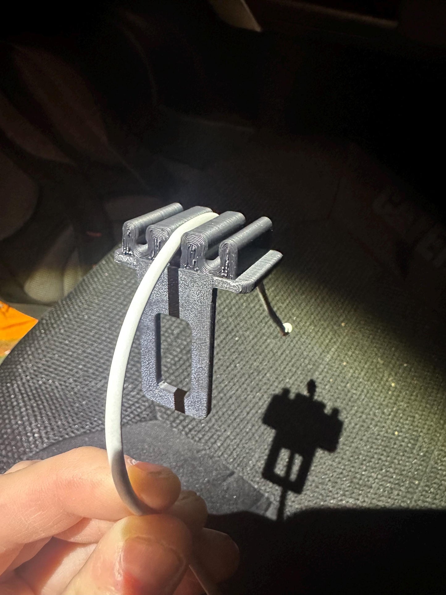 3D Printed Car Cable Holder – Seatbelt Clip, Universal Accessory