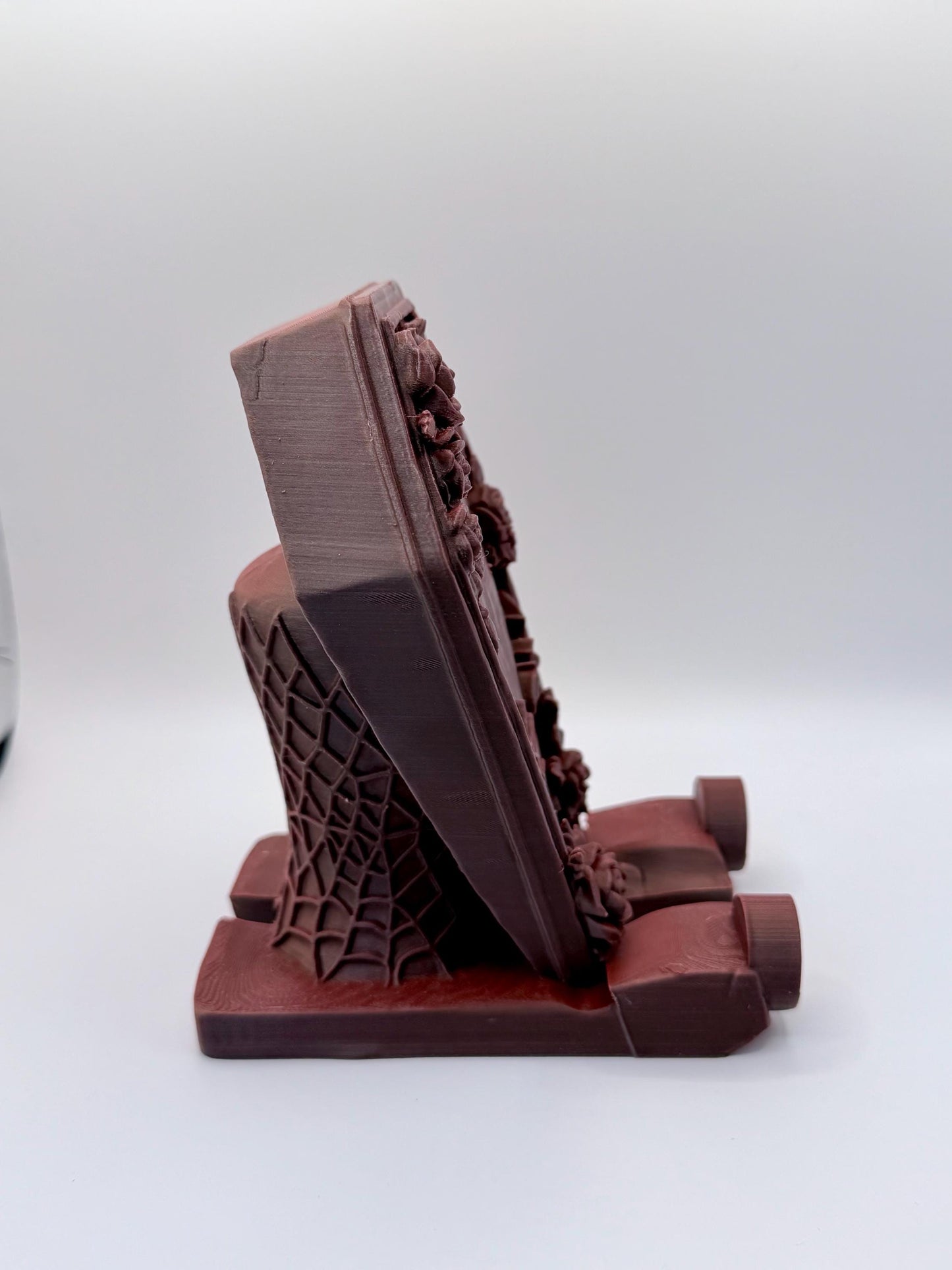 The Necrobloom Coffin Phone Stand
