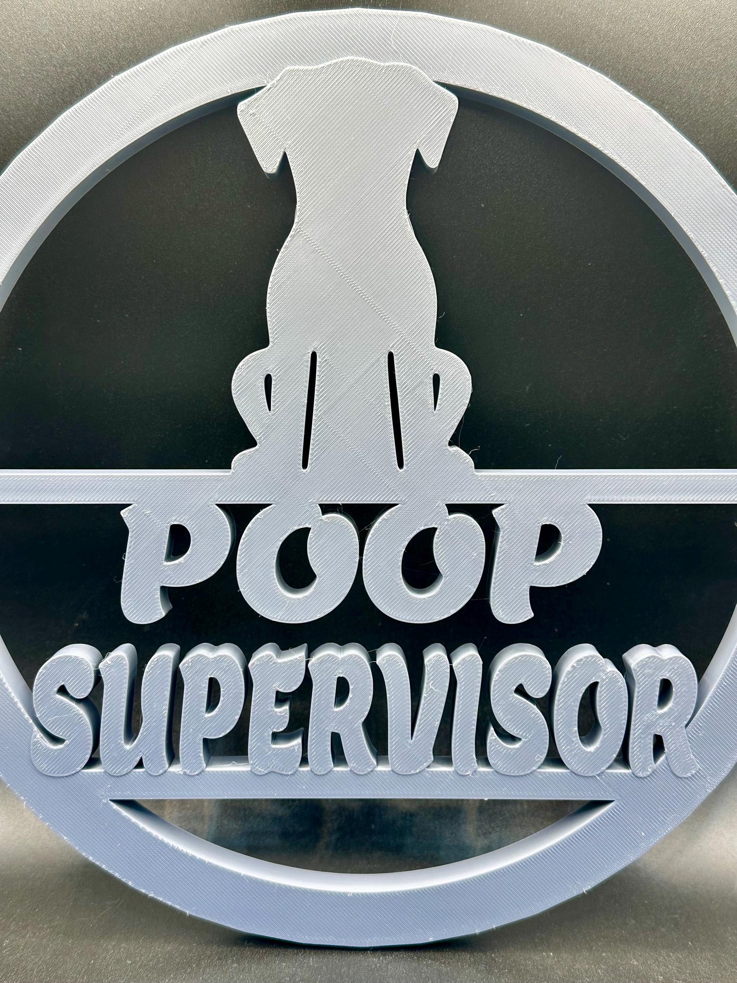 Wall Art - Bathroom Poop Supervisor