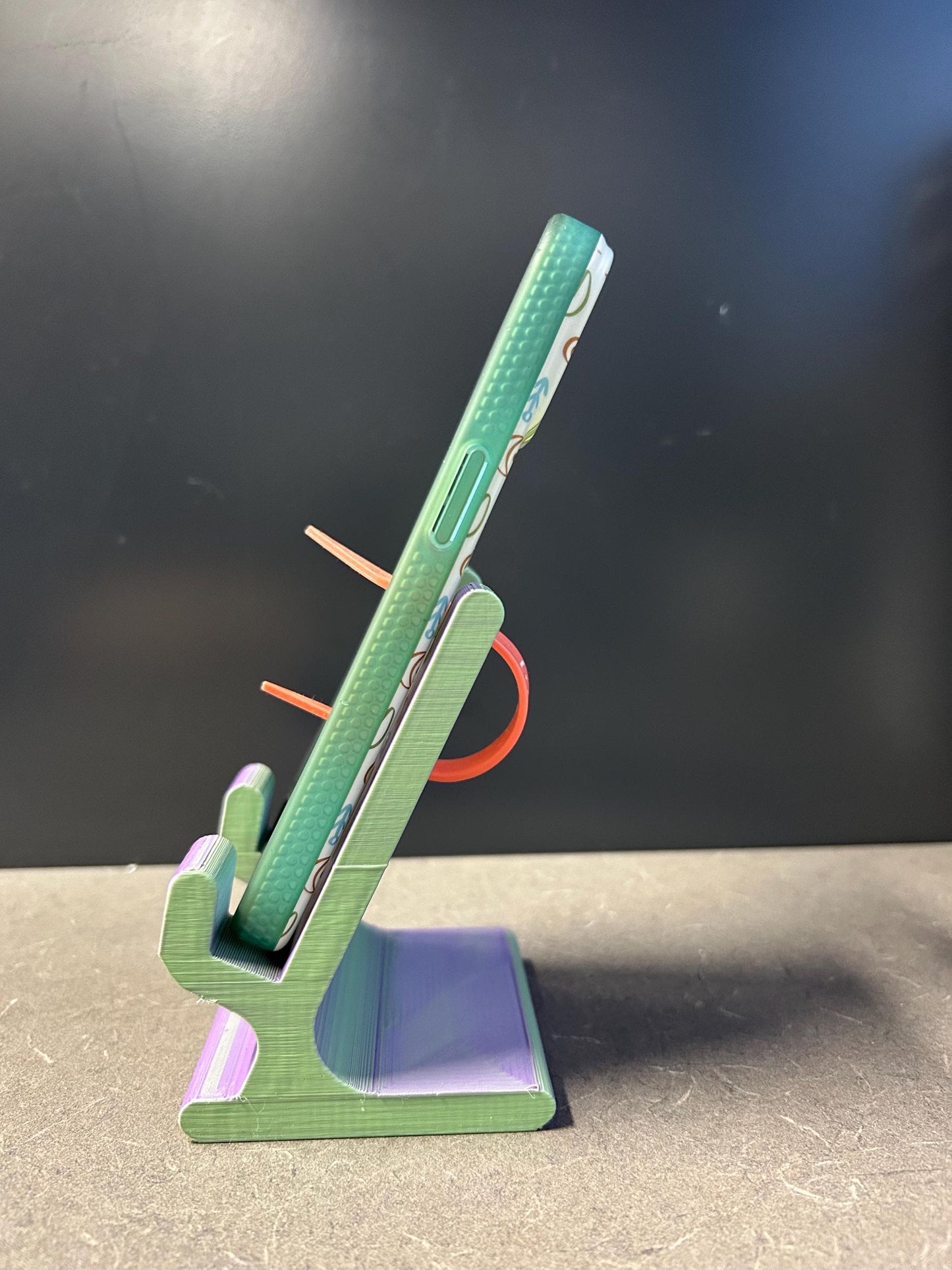 Cell Phone Stand - 3D Printed Loop Grip, Universal Phone Holder