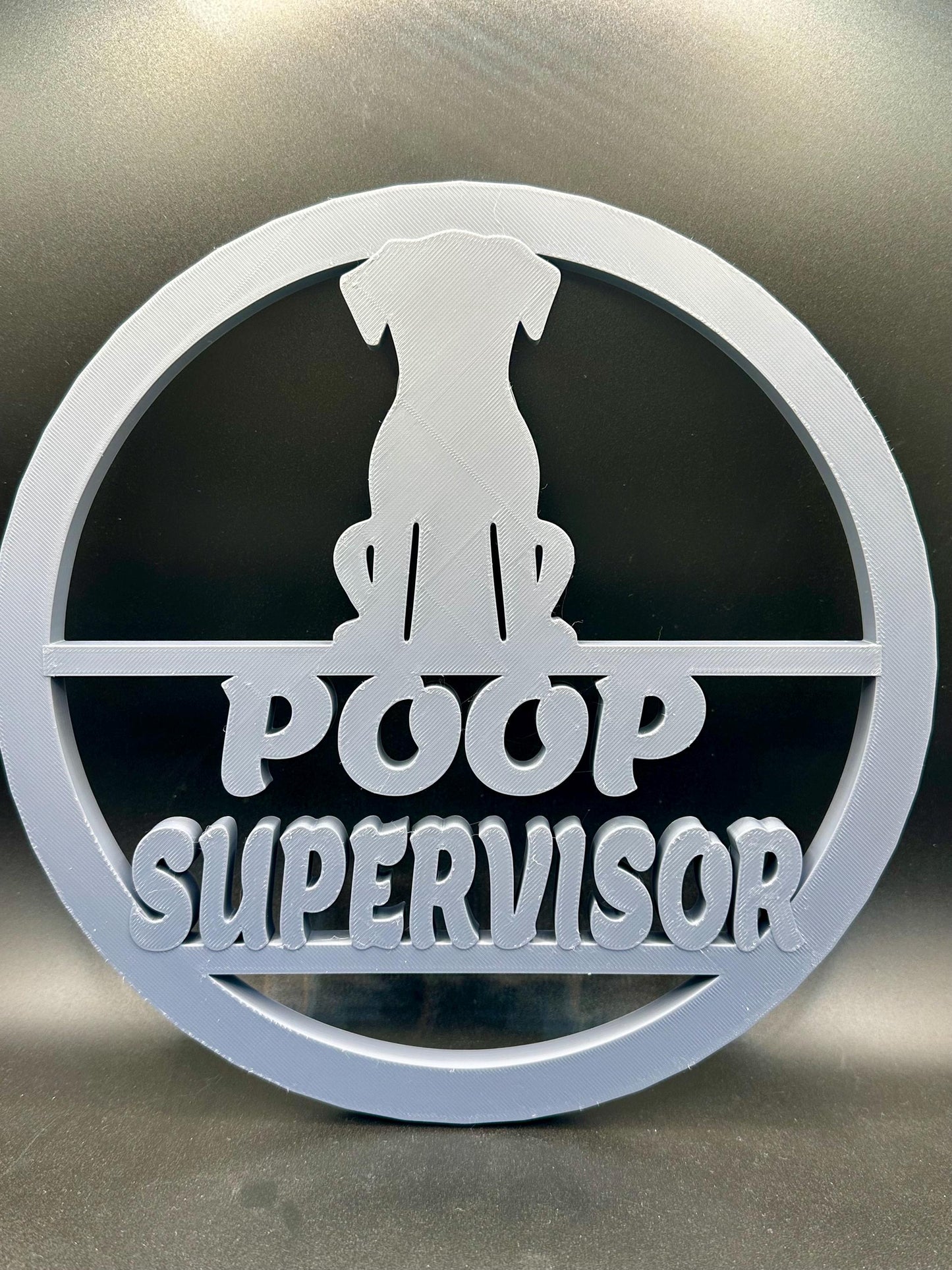 Wall Art - Bathroom Poop Supervisor