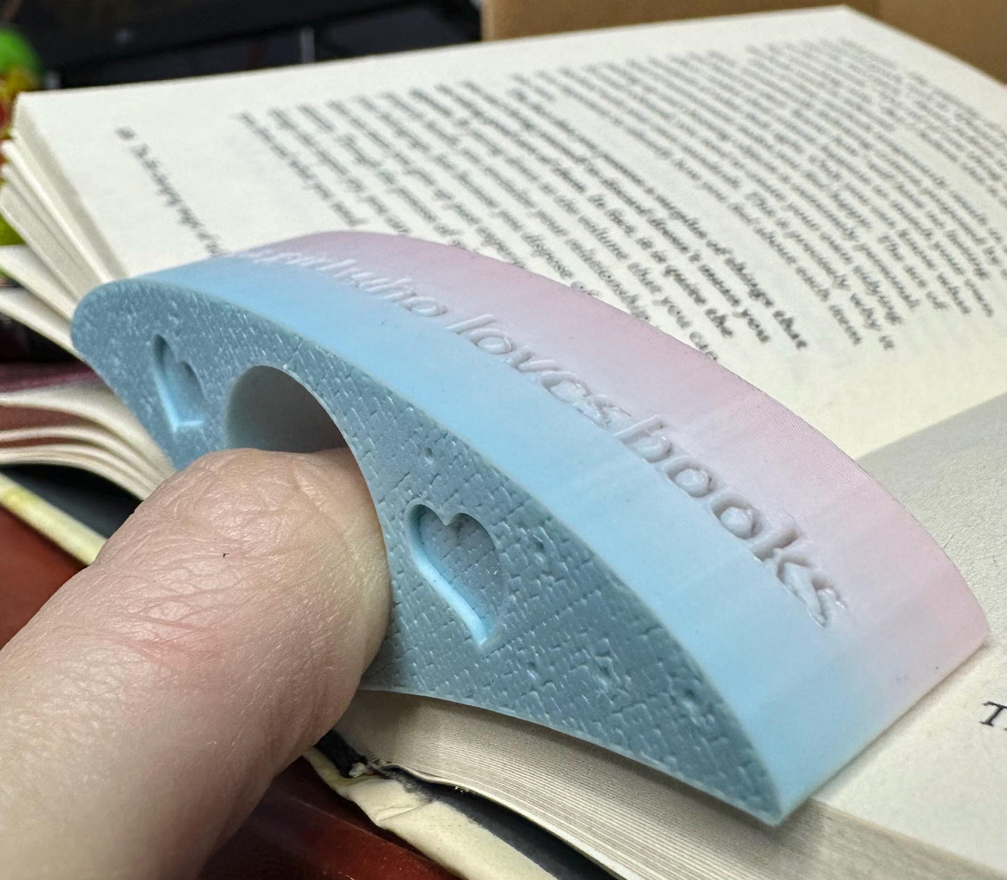 Just a Girl or Lady Who Loves Books – Page Holder