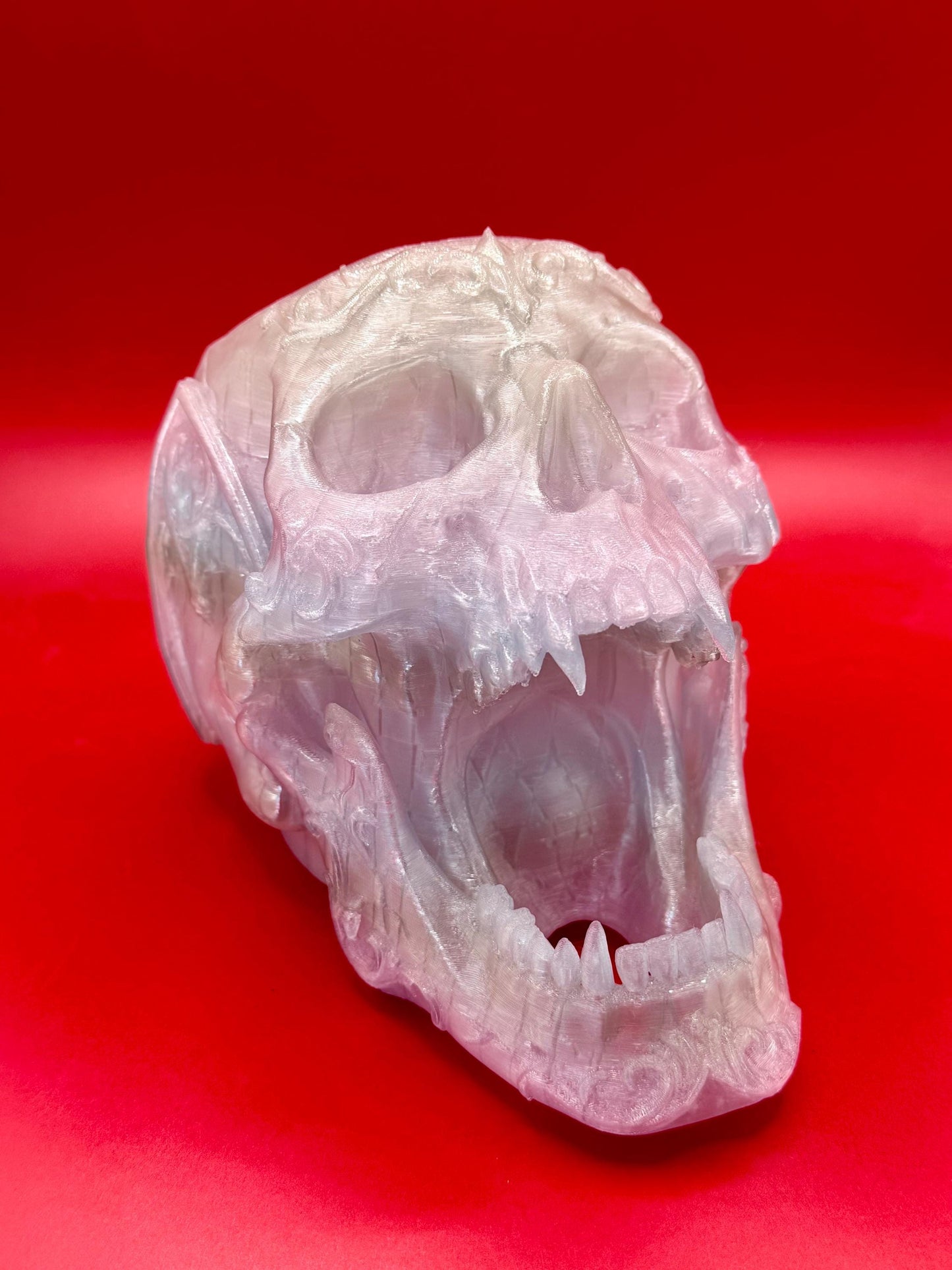 Gothic Skull Utensil Holder