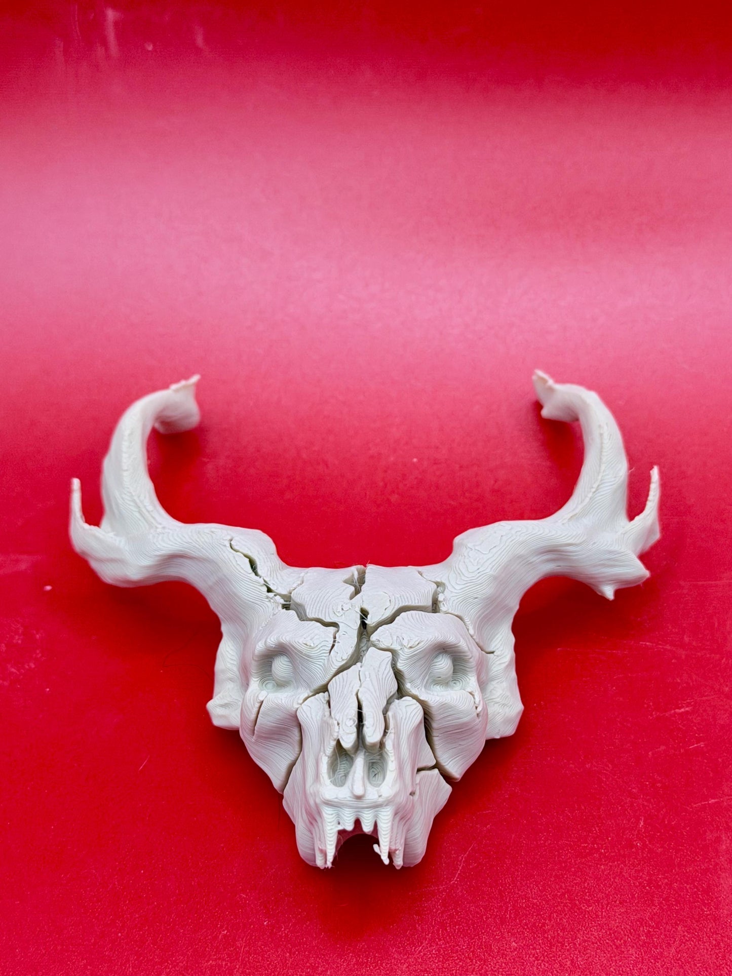 Demonic Shaman Skull Accent – Cigar Box Topper
