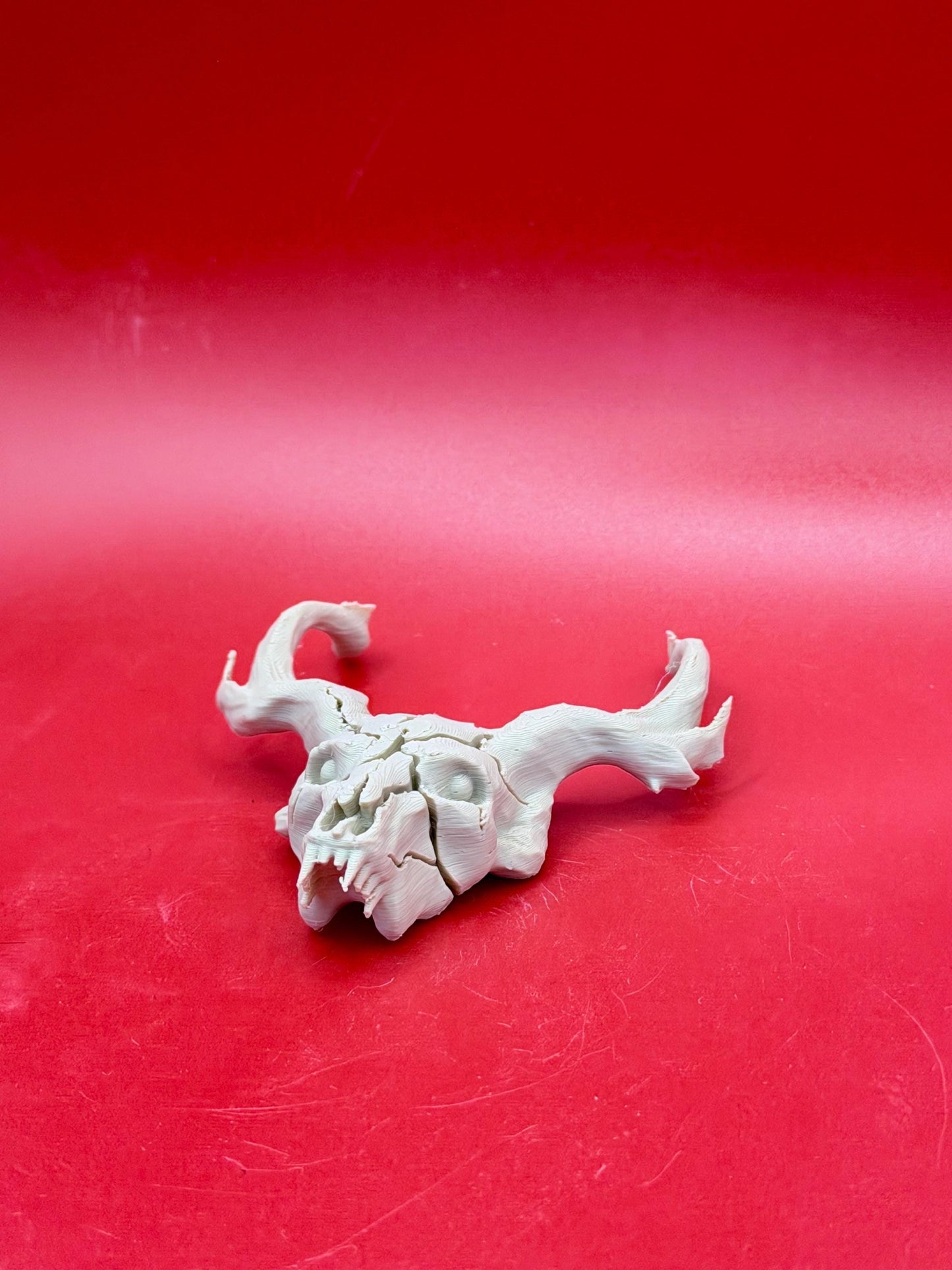Demonic Shaman Skull Accent – Cigar Box Topper