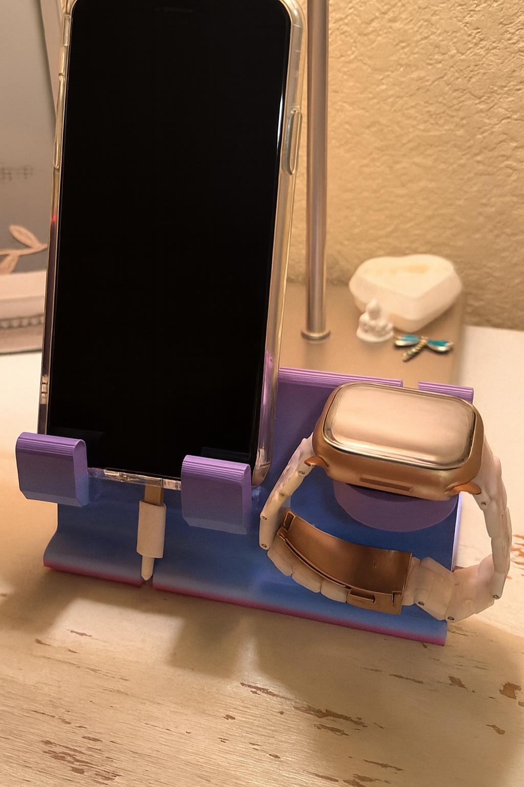Phone and Apple Watch Holder for Grip Cases