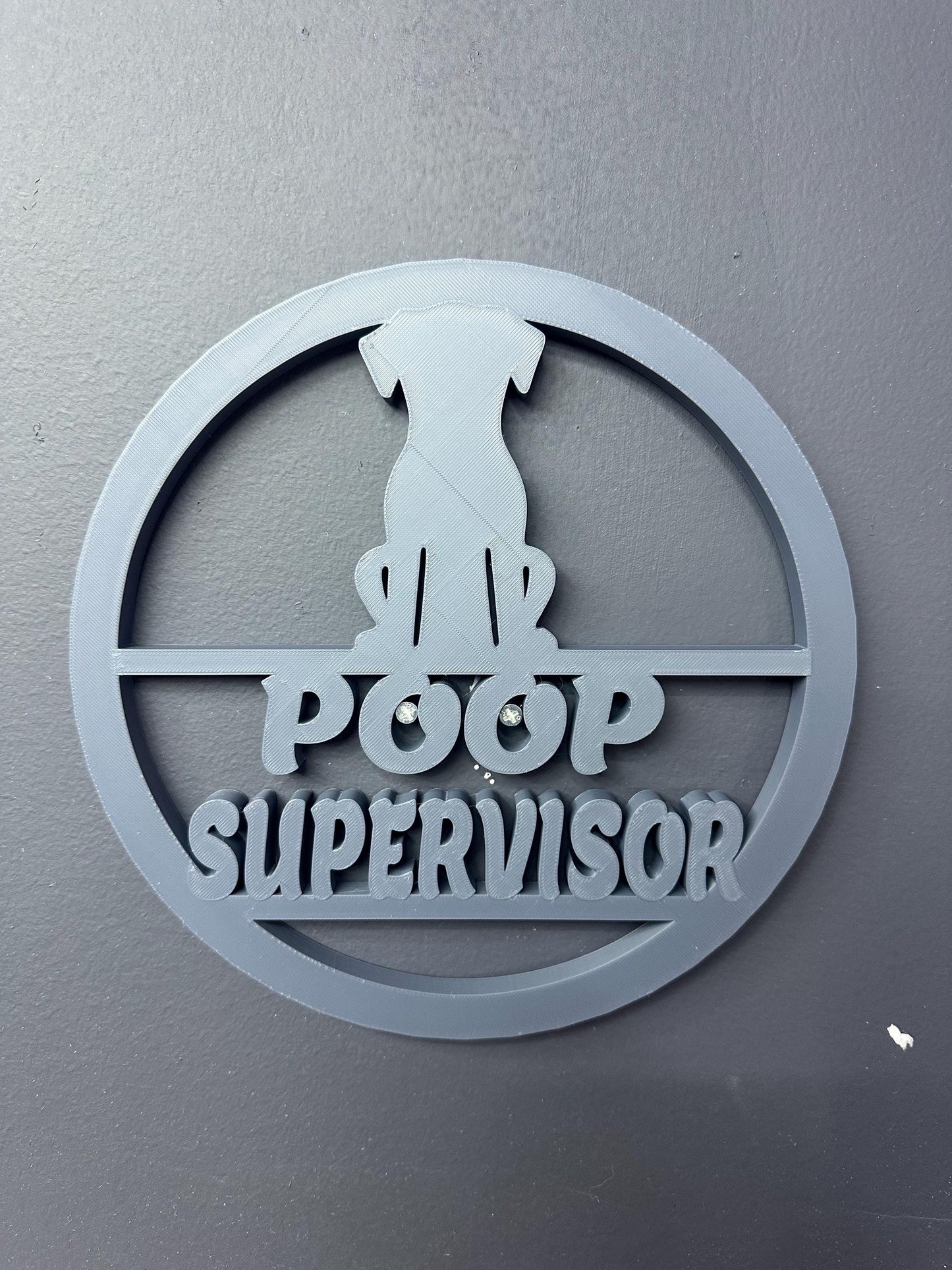 Wall Art - Bathroom Poop Supervisor