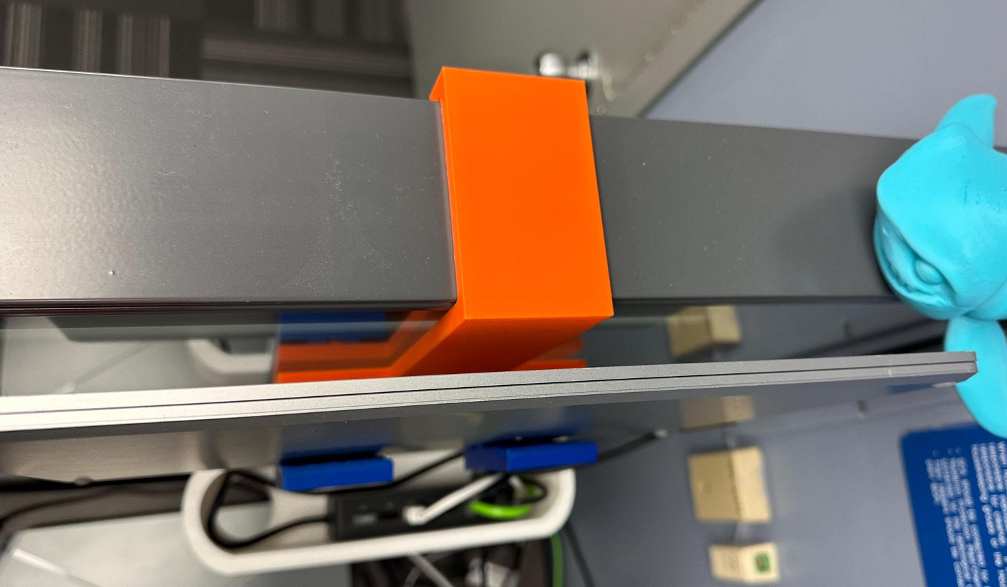 Cubicle Wall Docking Station for Surface & iPad – 3D Printed Desk Organizer | Space-Saving Office Accessory