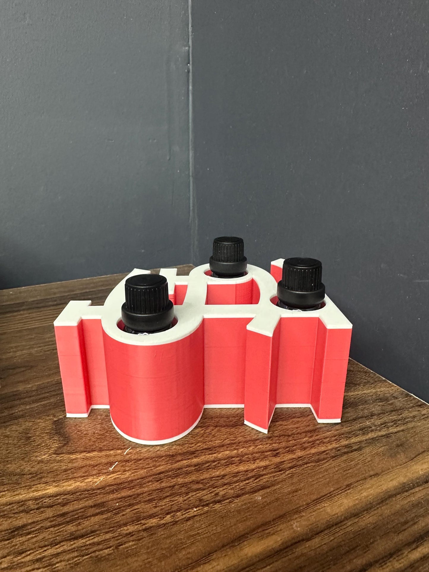 Essential Oil Holder – Cardinals Decor, 3D Printed Roller Organizer