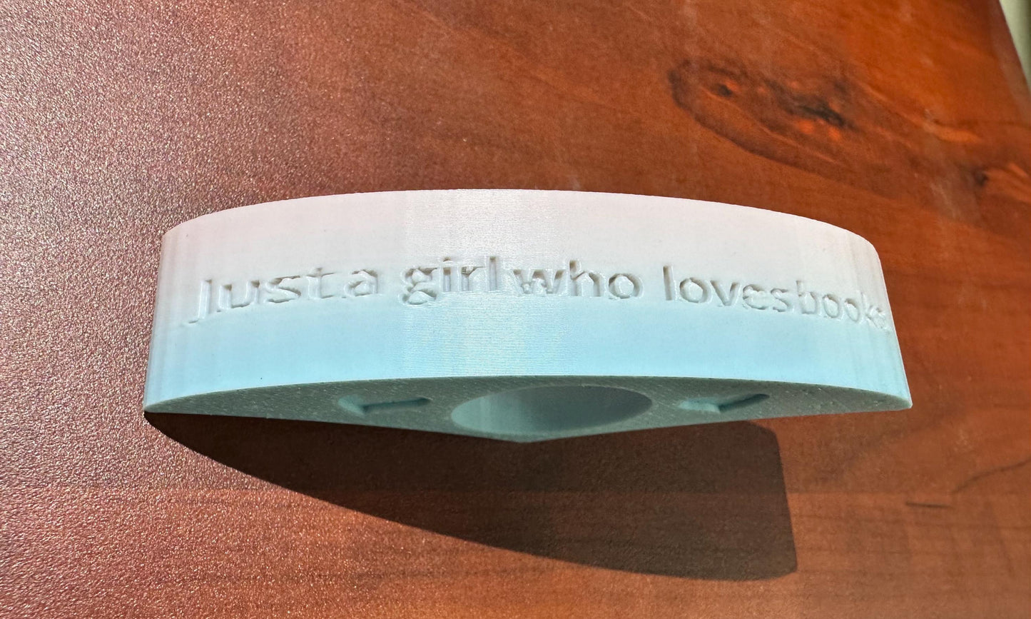Just a Girl or Lady Who Loves Books – Page Holder