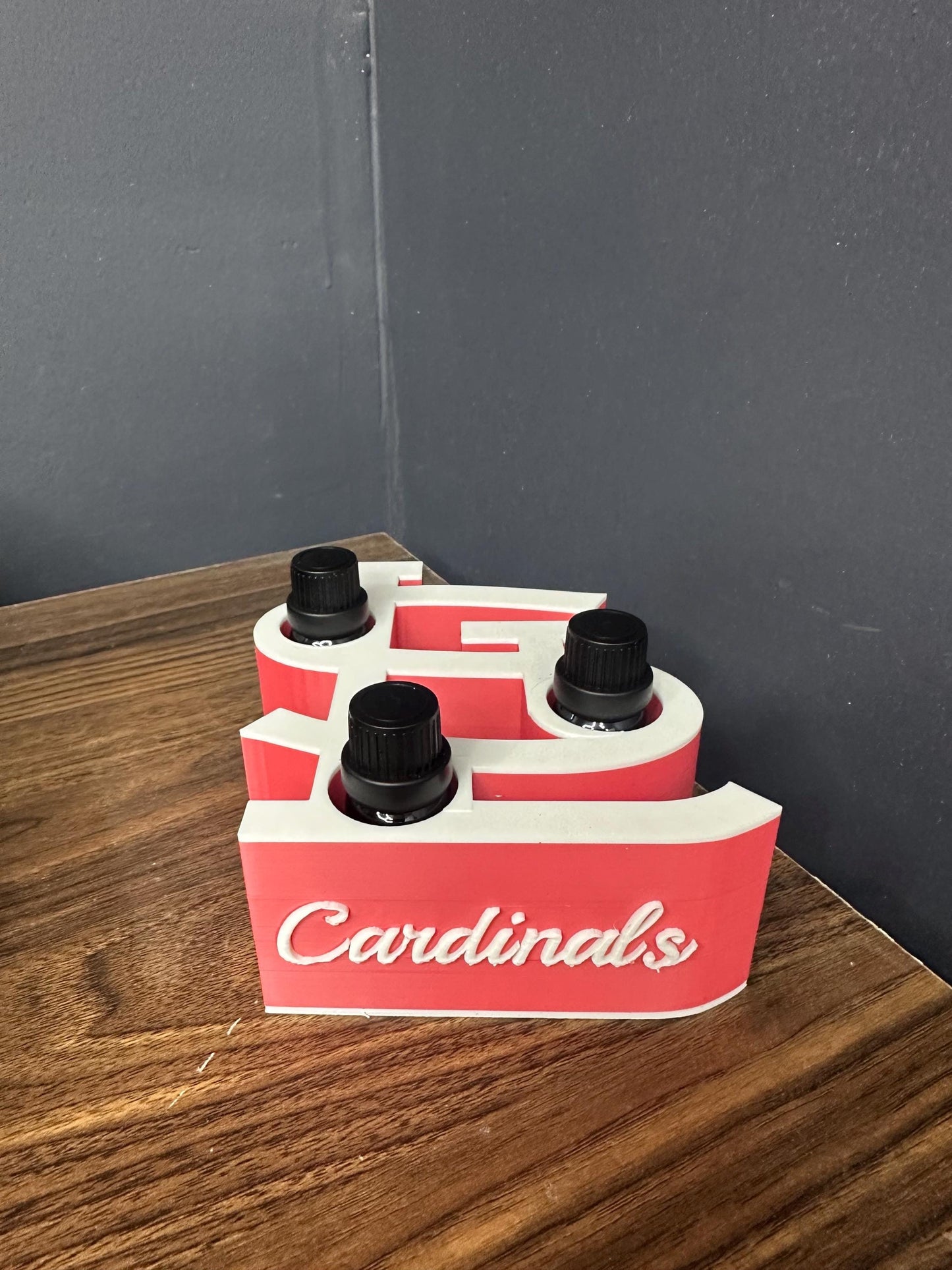 Essential Oil Holder – Cardinals Decor, 3D Printed Roller Organizer