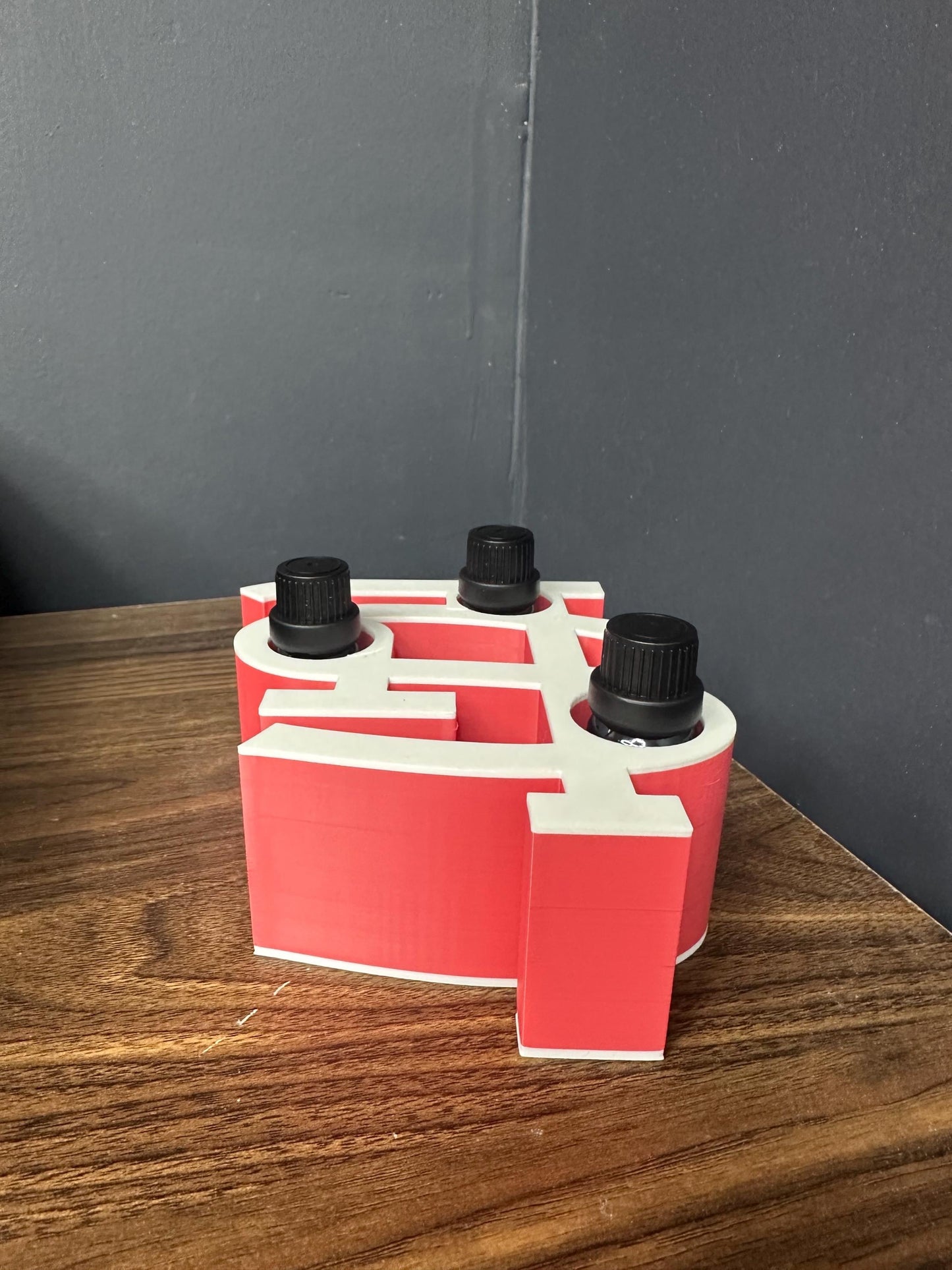 Essential Oil Holder – Cardinals Decor, 3D Printed Roller Organizer