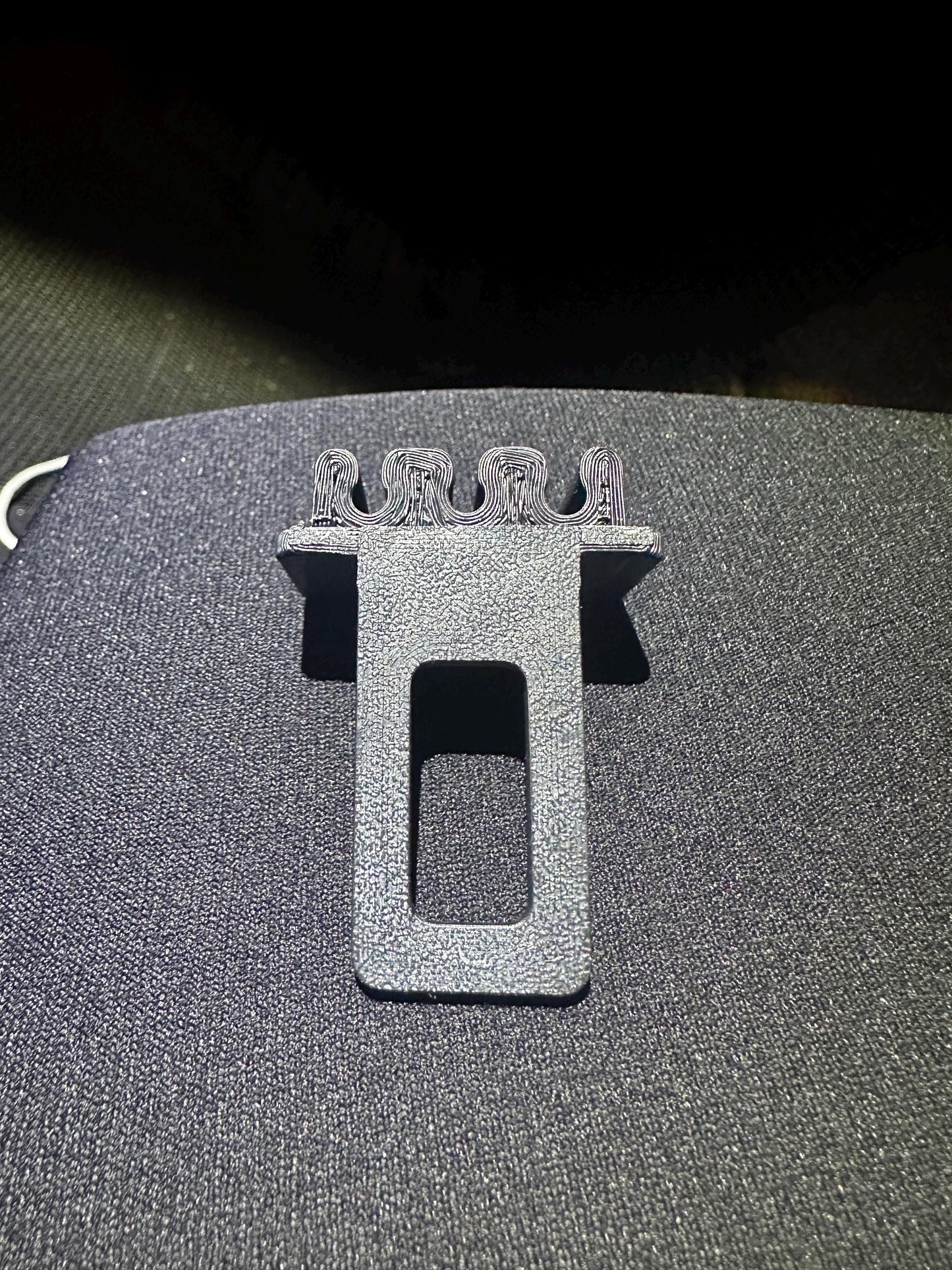 3D Printed Car Cable Holder – Seatbelt Clip, Universal Accessory