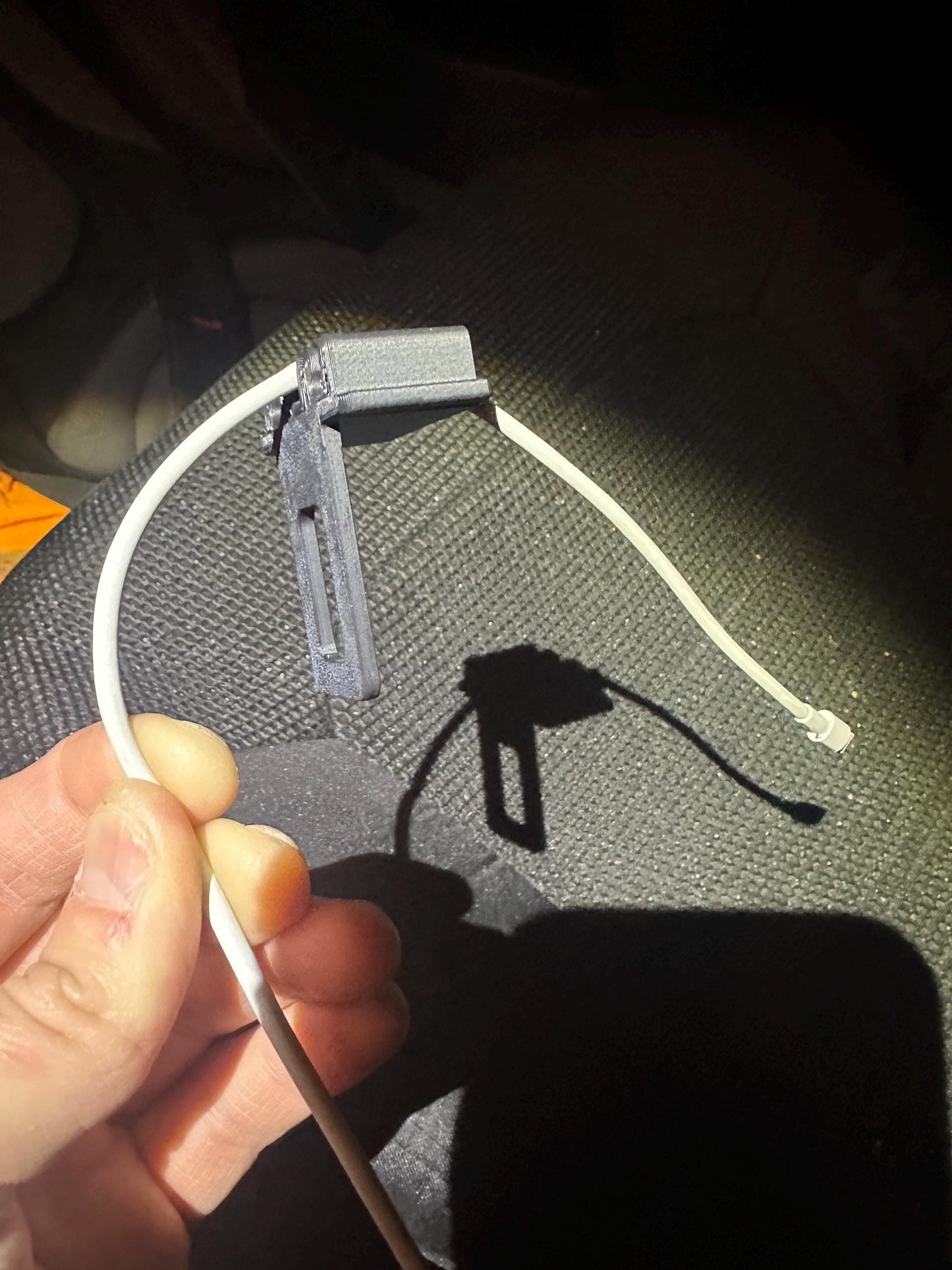 3D Printed Car Cable Holder – Seatbelt Clip, Universal Accessory