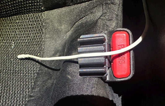 3D Printed Car Cable Holder – Seatbelt Clip, Universal Accessory