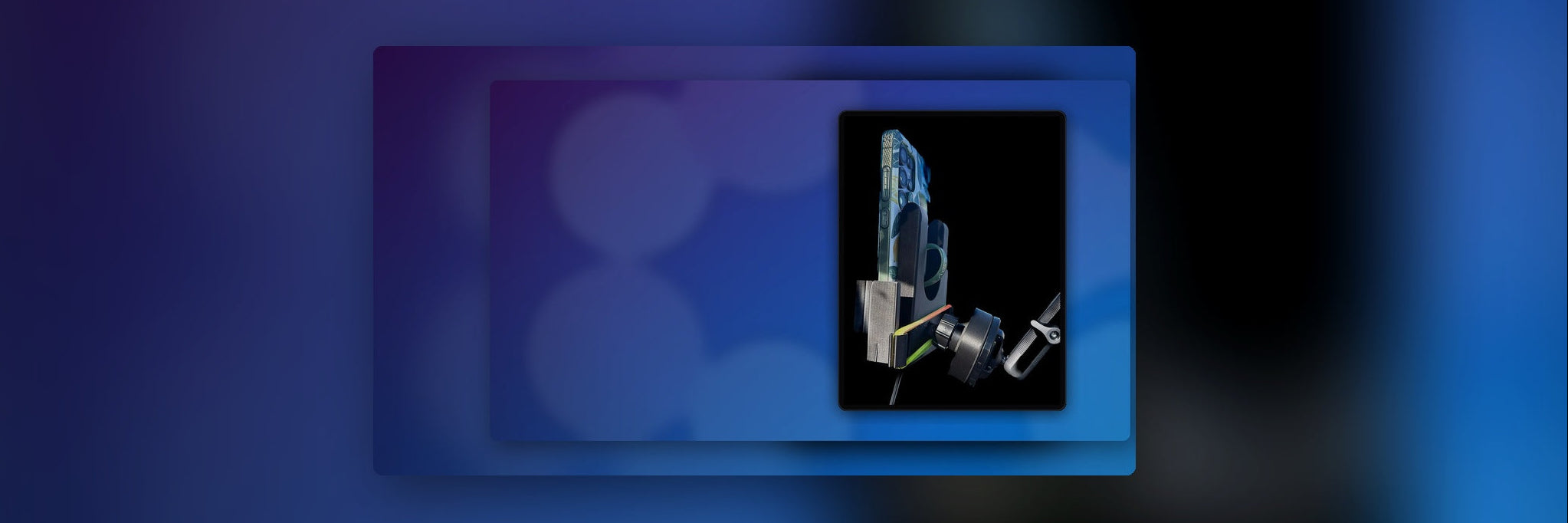 Mobile phone holder / Stand on colorful background