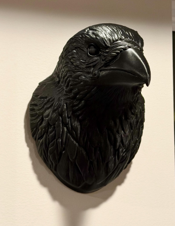 Mega Gothic Crow Head Wall Decor – Oversized Statement Piece