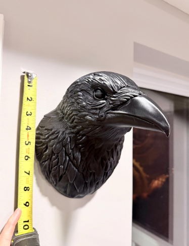 Mega Gothic Crow Head Wall Decor – Oversized Statement Piece