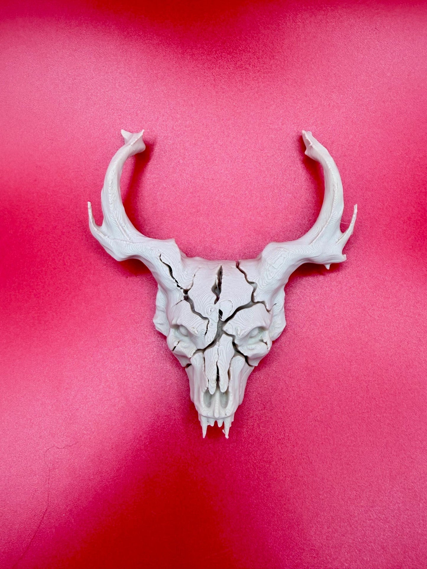 Demonic Shaman Skull Accent – Cigar Box Topper