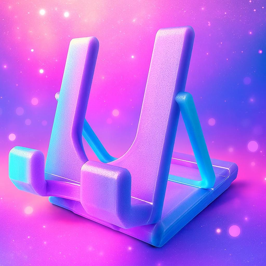 Collapsible Phone Stand – L2L Phone Holder with Kickstand, Foldable Grip