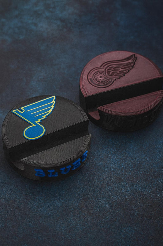 Hockey Phone Holder – Sports Fan Gift, 3D Printed Desk Accessory